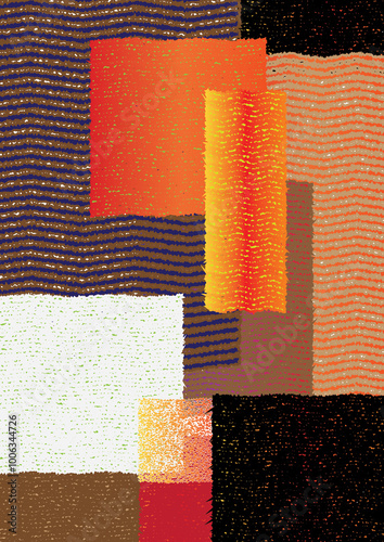 Woven inspired wallpaper