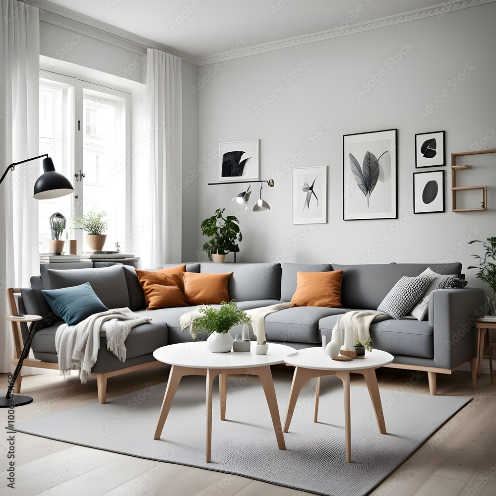Obraz premium modern interior home design