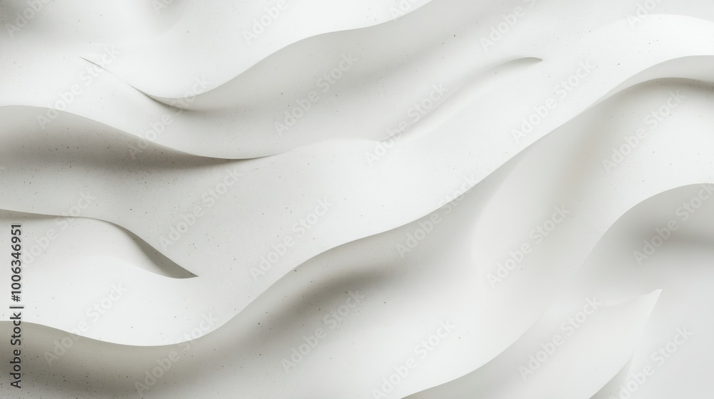 Fototapeta premium Clean white background with subtle textured layers for a soft, modern minimal effect