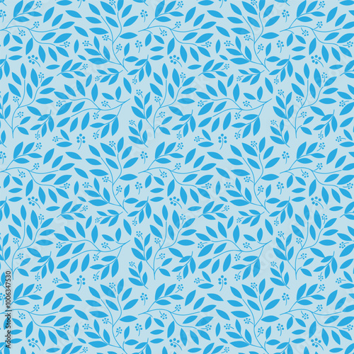 plants seamless pattern. Minimal abstract floral tropical repeat print.