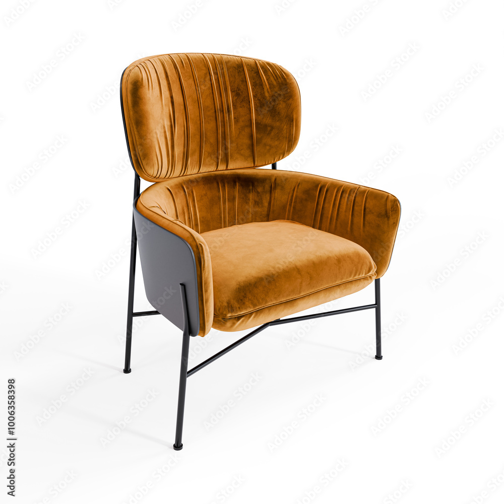 Naklejka premium Stylish, Comfortable, and Versatile Chair for Every Home, living room, kitchen and Office Setting - Ergonomic Office, Elegant Dining, Cozy Armchair, Sleek Swivel, Classic Wooden, transparent, sofa