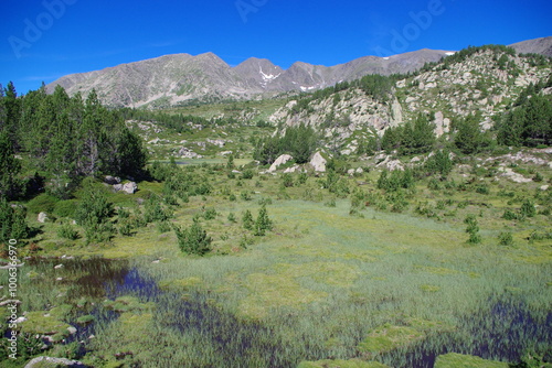 Le Carlit sommet des Pyrénées orientales, montagne des catalans