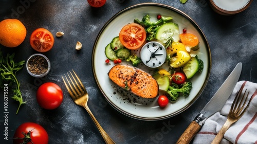 Intermittent fasting protocols helping individuals achieve weight loss by regulating eating windows and improving metabolism. photo