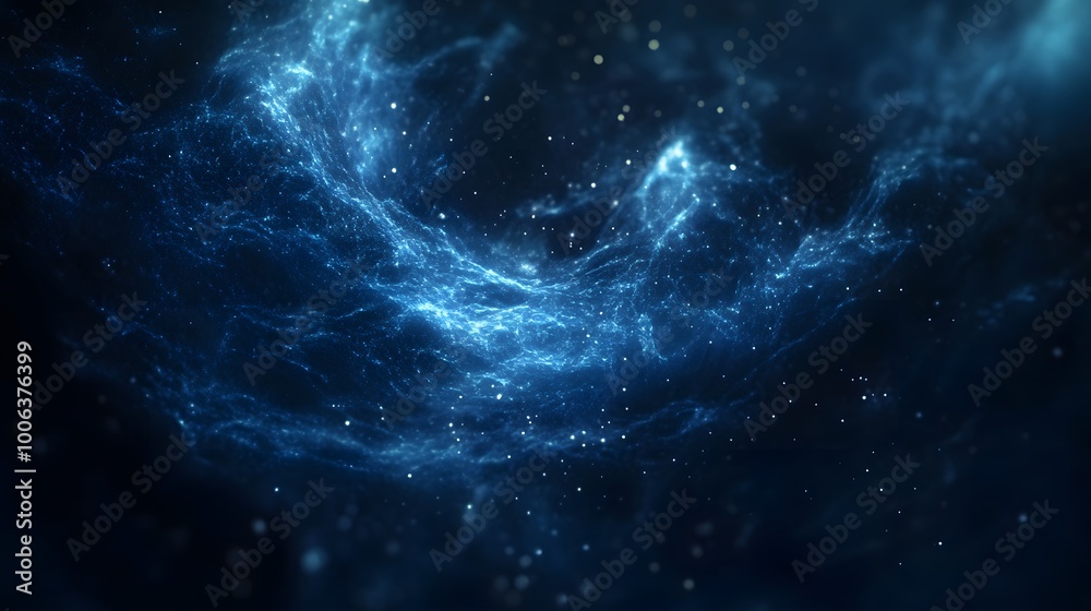 Dark blue and glow particle abstract background. Dark blue and glow particle abstract background.