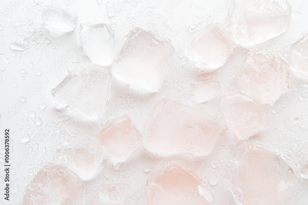 きらめく氷のテクスチャ 2