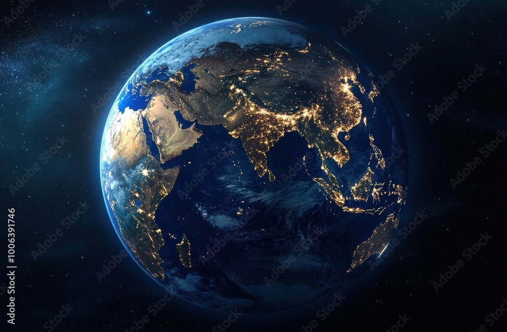 Earth at Night.