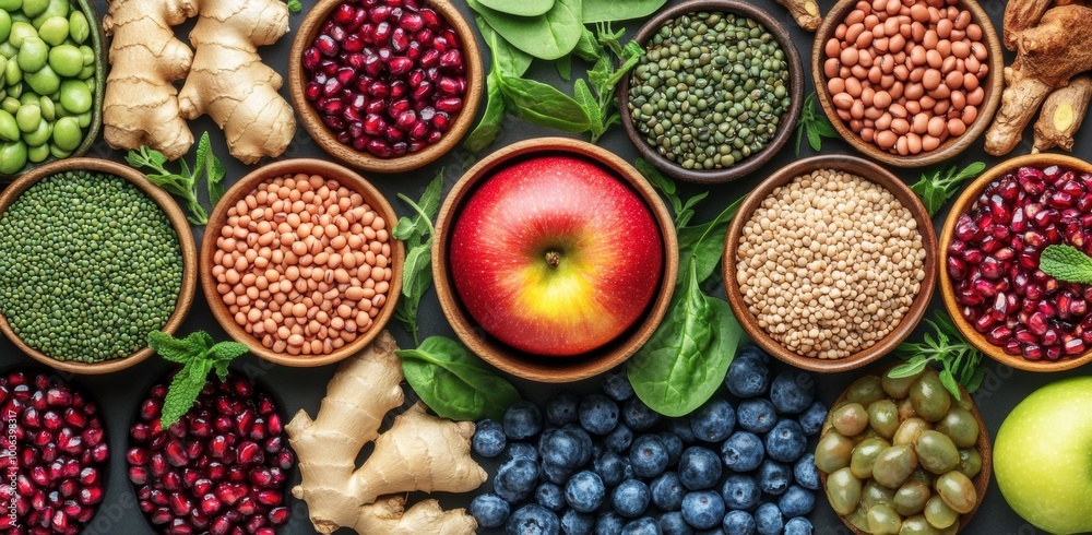 Healthy Food Mix. Healthy Food Mix.