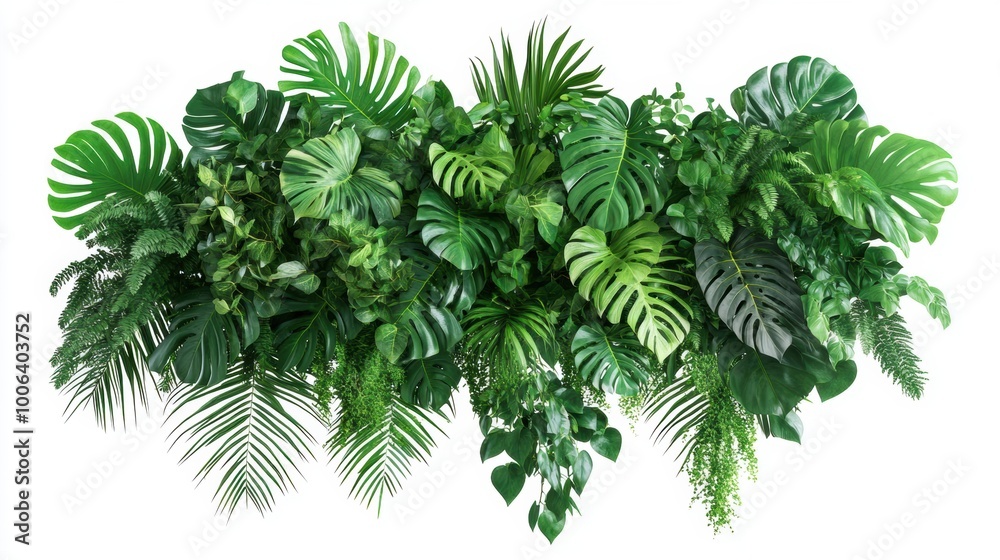 Tropical Green Wall. Tropical Green Wall.