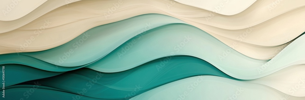 Obraz premium Abstract Wavy Background.