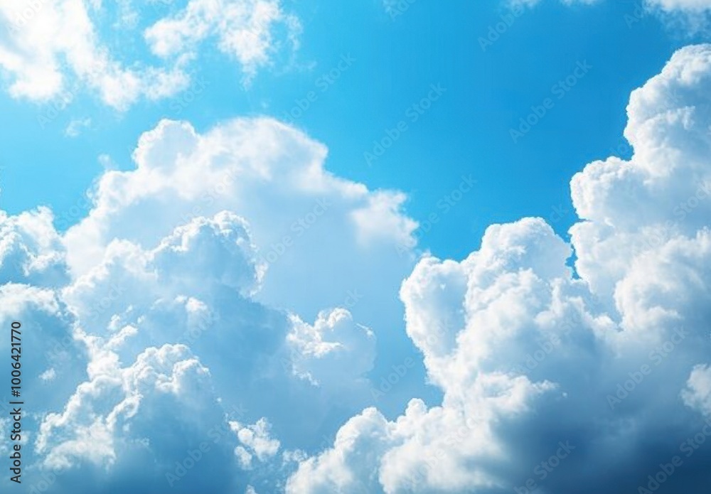 Blue Sky Clouds. Blue Sky Clouds.