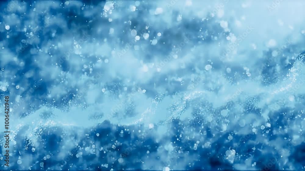 Abstract Blue Background with Sparkling Lights Abstract Blue Background with Sparkling Lights