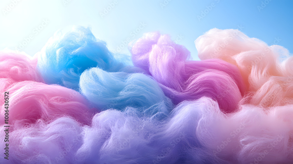 Lavender, Mint, and Lemon Cotton Candy Marble Lavender, Mint, and Lemon Cotton Candy Marble