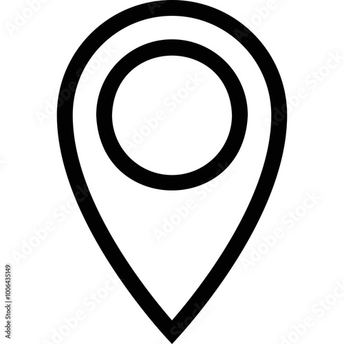 Simple vector icon GPS