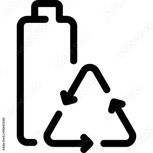 Simple vector icon phone power saving mode