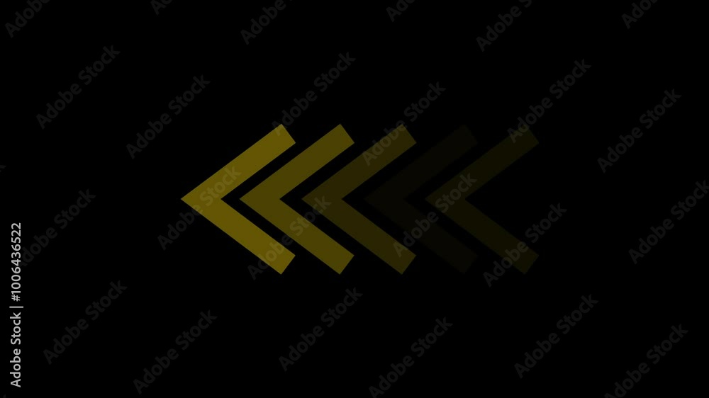 arrow icon concept animation.