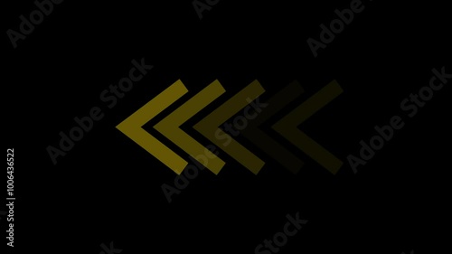 arrow icon concept animation.