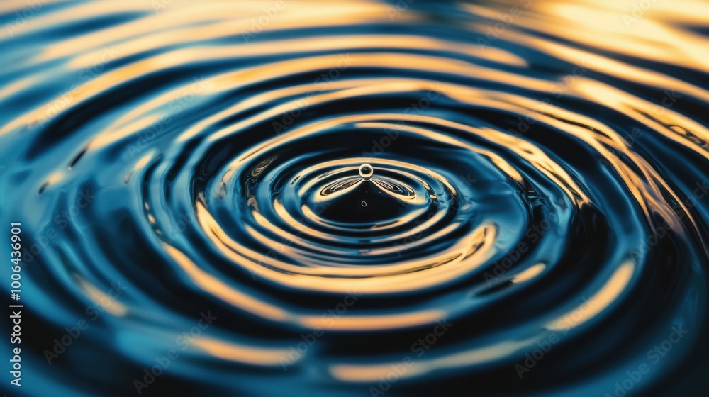 A ripple effect starting from a small drop of light in the center of the image, spreading outward into waves of energy and light, representing the impact of outreach spreading across boundaries A ripple effect starting from a small drop of light in the center of the image, spreading outward into waves of energy and light, representing the impact of outreach spreading across boundaries
