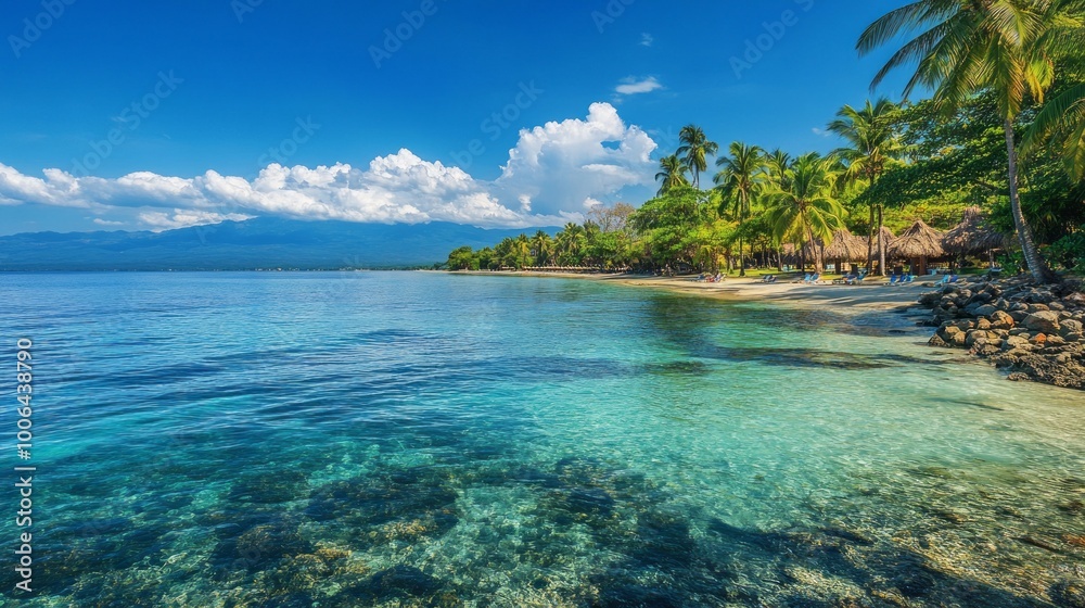 ## Paradise Found: Tropical Resort with Pristine Beach ## Paradise Found: Tropical Resort with Pristine Beach