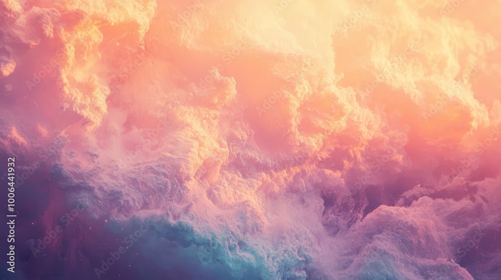 vibrant rose gold sunset sky vibes deep opal closeup
