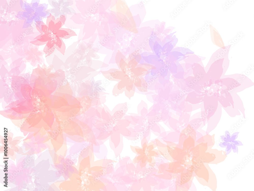 Fresh floral background. Wedding celebration decor.Delicate spring vector. Airy flying petals windy blowing background. Fresh floral background. Wedding celebration decor.Delicate spring vector. Airy flying petals windy blowing background.