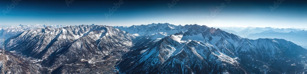 Snowy Mountain Range. Snowy Mountain Range.