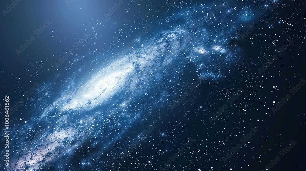 Fototapeta premium Big Bang colorful space galaxy fog cloud nebula. Universe science astronomy and stary night cosmos mockup background. Supernova concept wallpaper