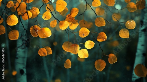 abstract orange background autumn leaves