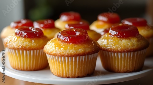 Pineapple Upside-Down Cupcakes