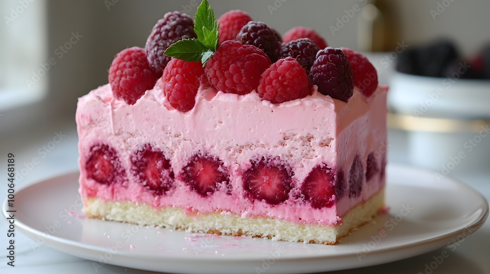 Raspberry Zinger Poke Cake Raspberry Zinger Poke Cake