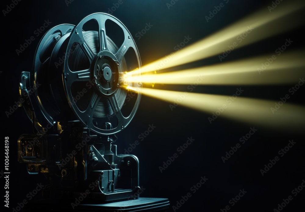 Fototapeta premium Film Projector Light.