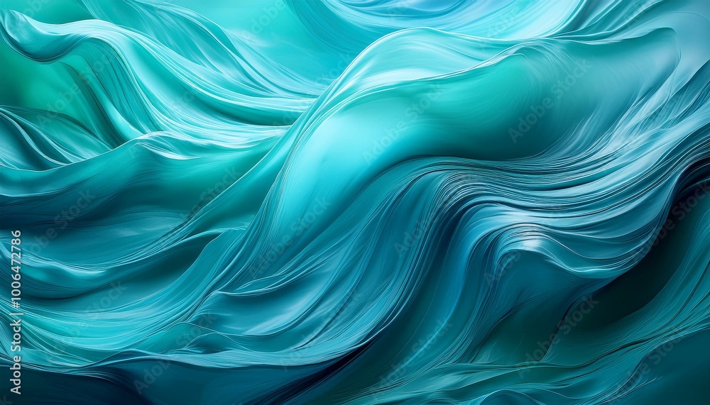 Obraz premium aquatic awe color trends of 2025 abstract background