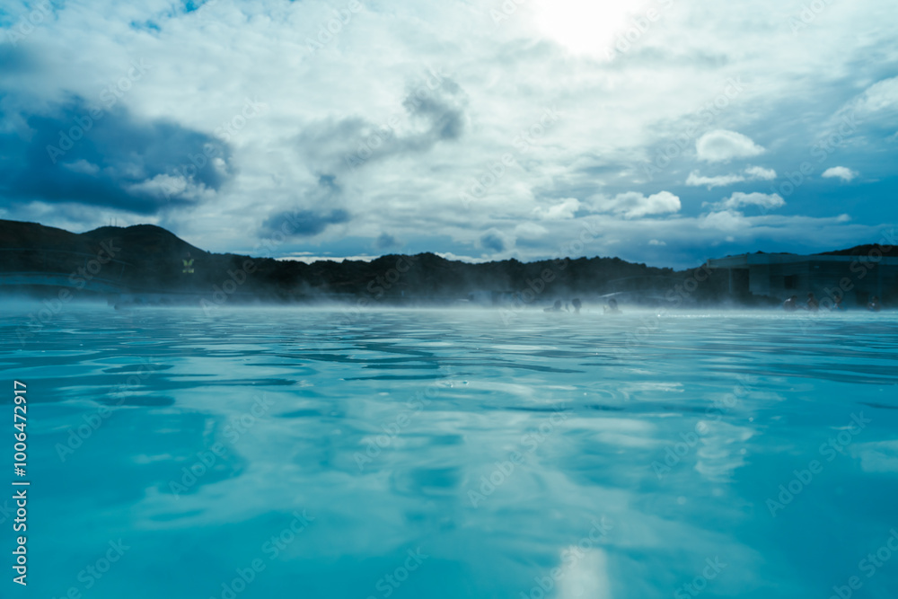 Naklejka premium アイスランドのブルーラグーン