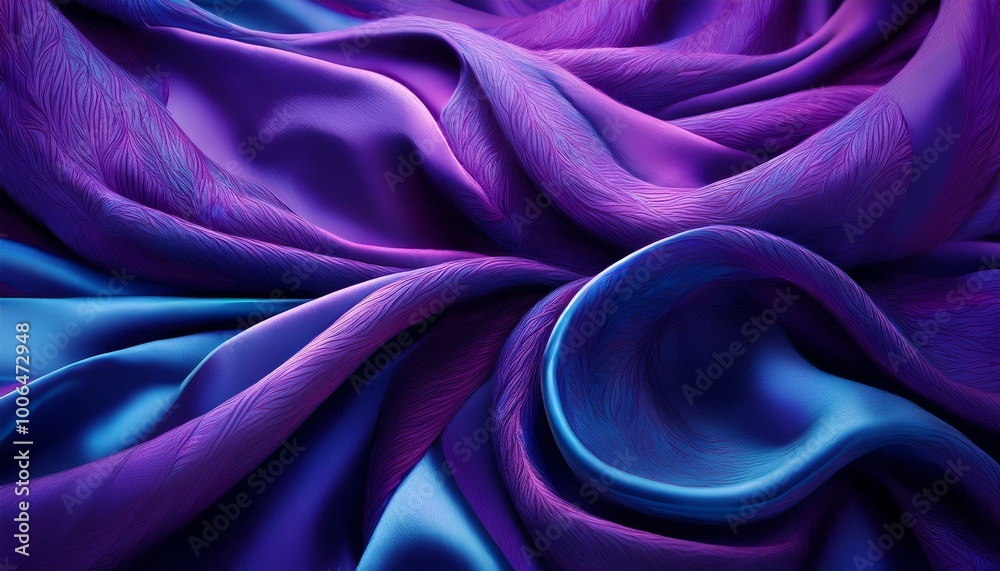 Fototapeta premium blue and purple silky background backdrop