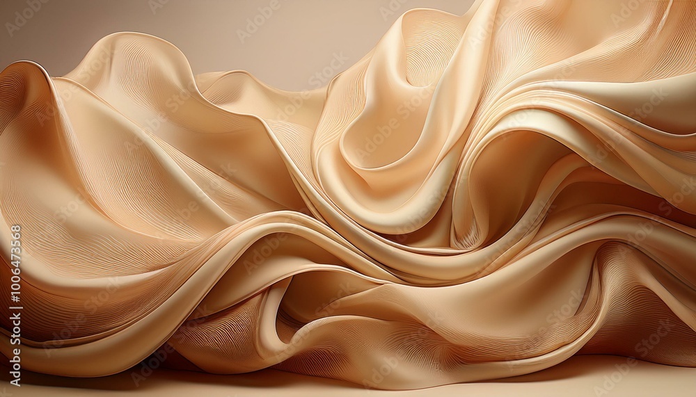 Obraz premium cream silky background