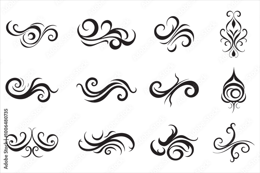 Calligraphy Decorative Symbol Vectors Calligraphy Decorative Symbol Vectors