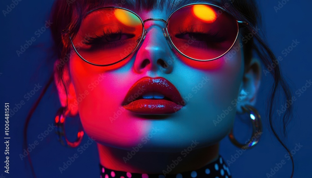 Bold fashion statement with exaggerated outfits, dynamic lighting, vibrant colors, sharp contrast, pop art style Bold fashion statement with exaggerated outfits, dynamic lighting, vibrant colors, sharp contrast, pop art style