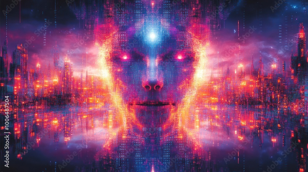 Fototapeta premium Digital Being