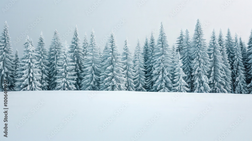 Serene Winter Wonderland, a tranquil scene of snow-laden trees, enveloped in a peaceful stillness, with the freshness of crisp winter air filling the atmosphere. Serene Winter Wonderland, a tranquil scene of snow-laden trees, enveloped in a peaceful stillness, with the freshness of crisp winter air filling the atmosphere.