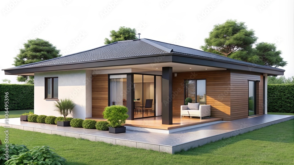 Modern Simple House Design with Open Space Modern Simple House Design with Open Space