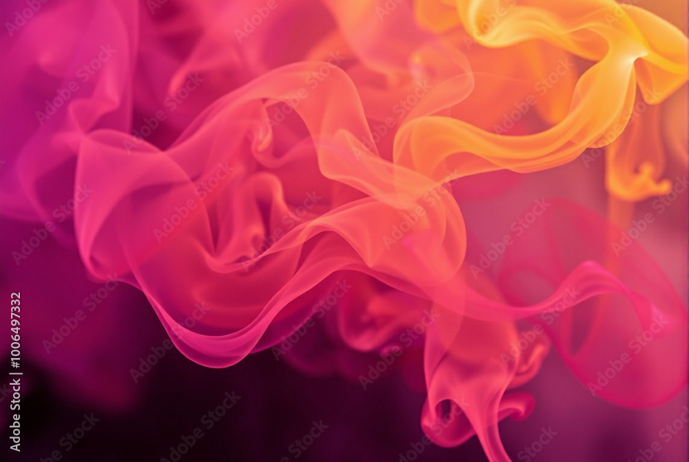 Abstract colored smoke background