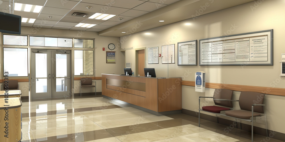 Patient Services Department Wall: Displaying patient satisfaction surveys, service improvement initiatives, and a board with patient feedback Patient Services Department Wall: Displaying patient satisfaction surveys, service improvement initiatives, and a board with patient feedback