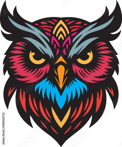 Wallpaper Mural owl vector  Torontodigital.ca