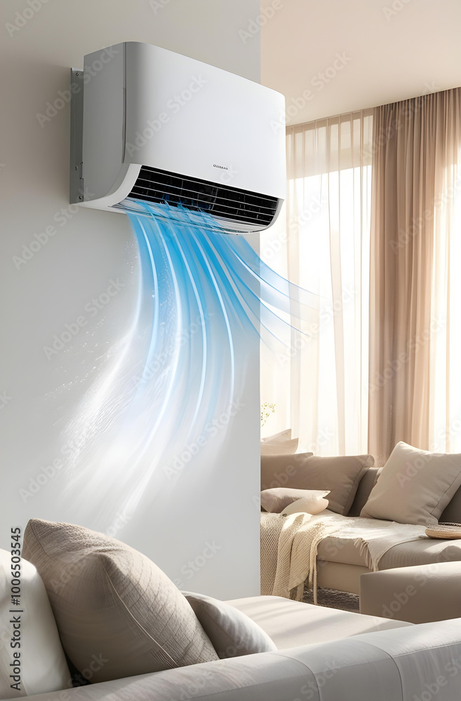 Efficient Wall-Mounted Air Conditioner for Modern Home Comfort and Cool ...
