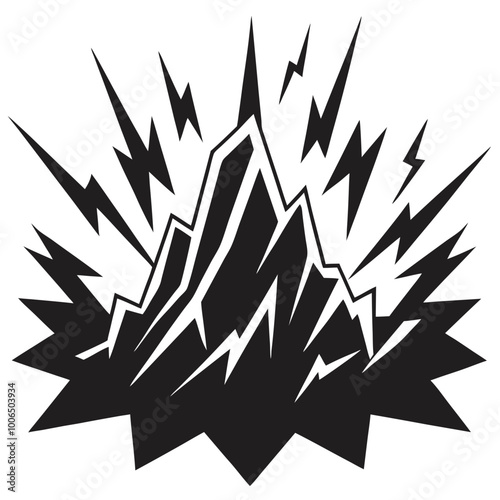 blizzard creating jagged  dynamic lines over a lan