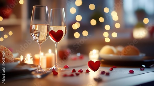 Romantic Candlelit Dinner for Two at Home