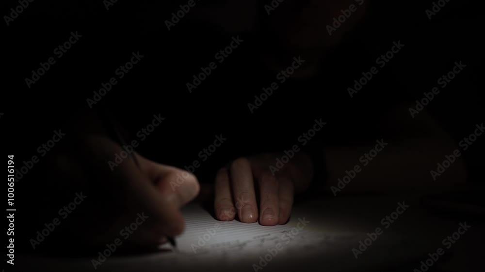 Man journaling thoughts into notebook for self-reflection and emotional release Man journaling thoughts into notebook for self-reflection and emotional release