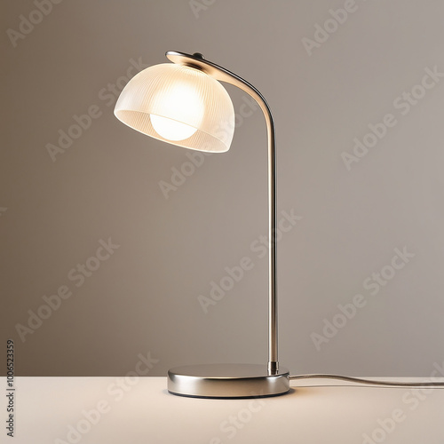 lamp on the table