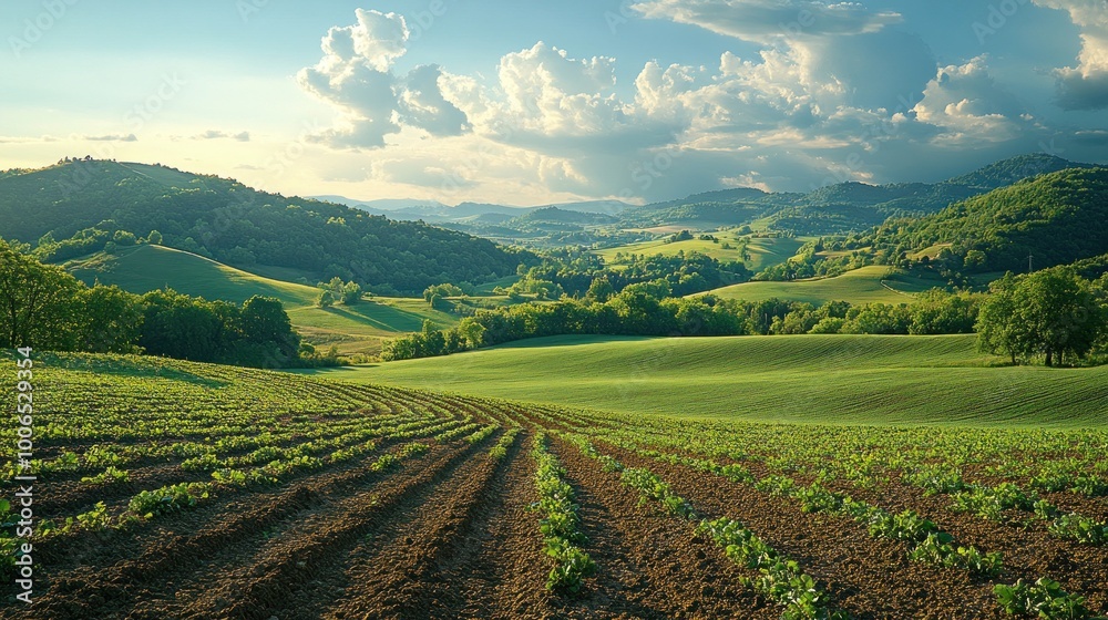 Rolling Hills and Fields Rolling Hills and Fields