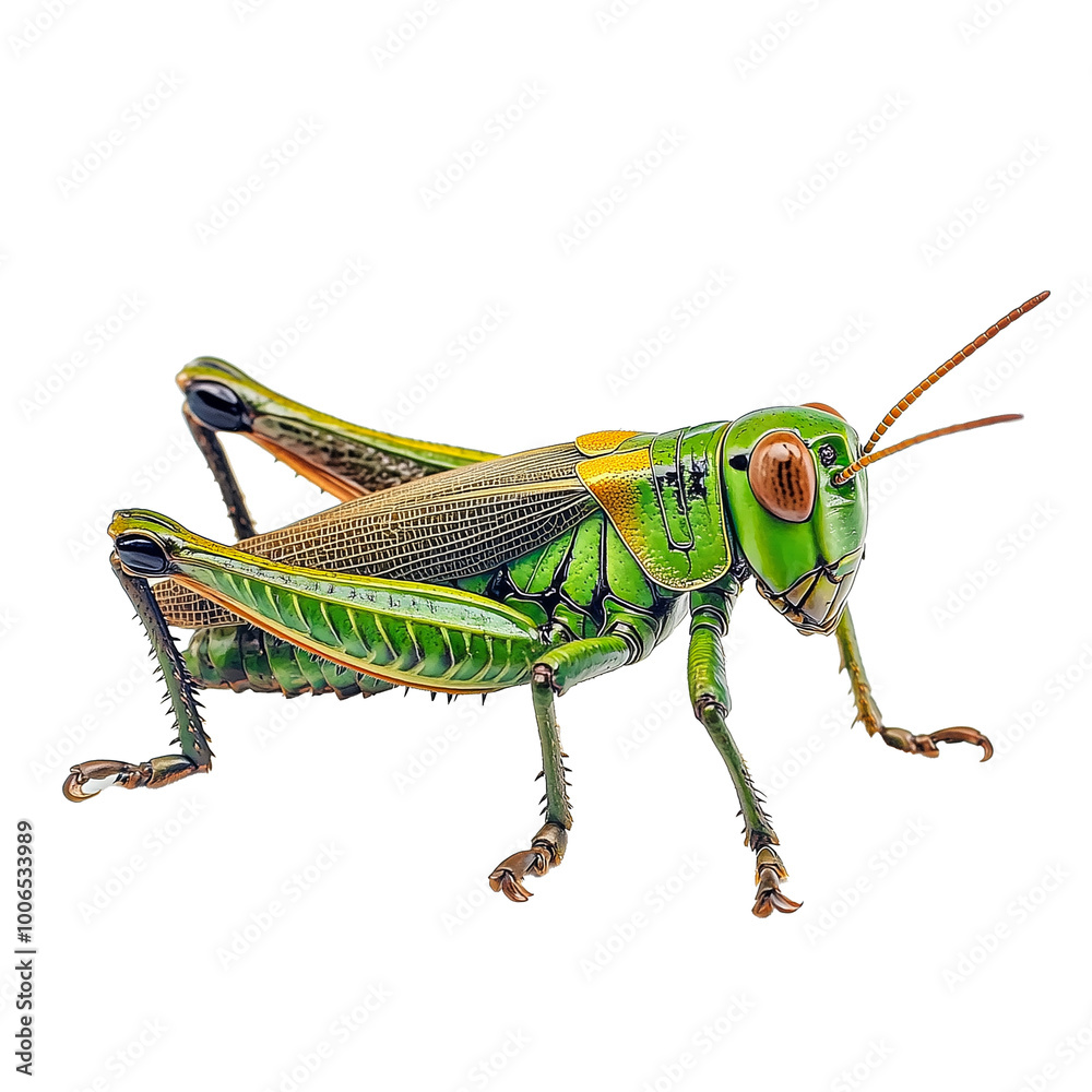 Grasshopper isolated on transparent or white background Grasshopper isolated on transparent or white background