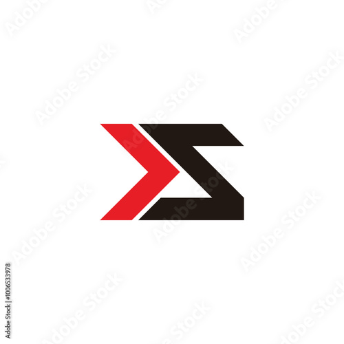 letter s next arrow simple geometric logo vector Free Download letter s next arrow simple geometric logo vector - GFXLoad